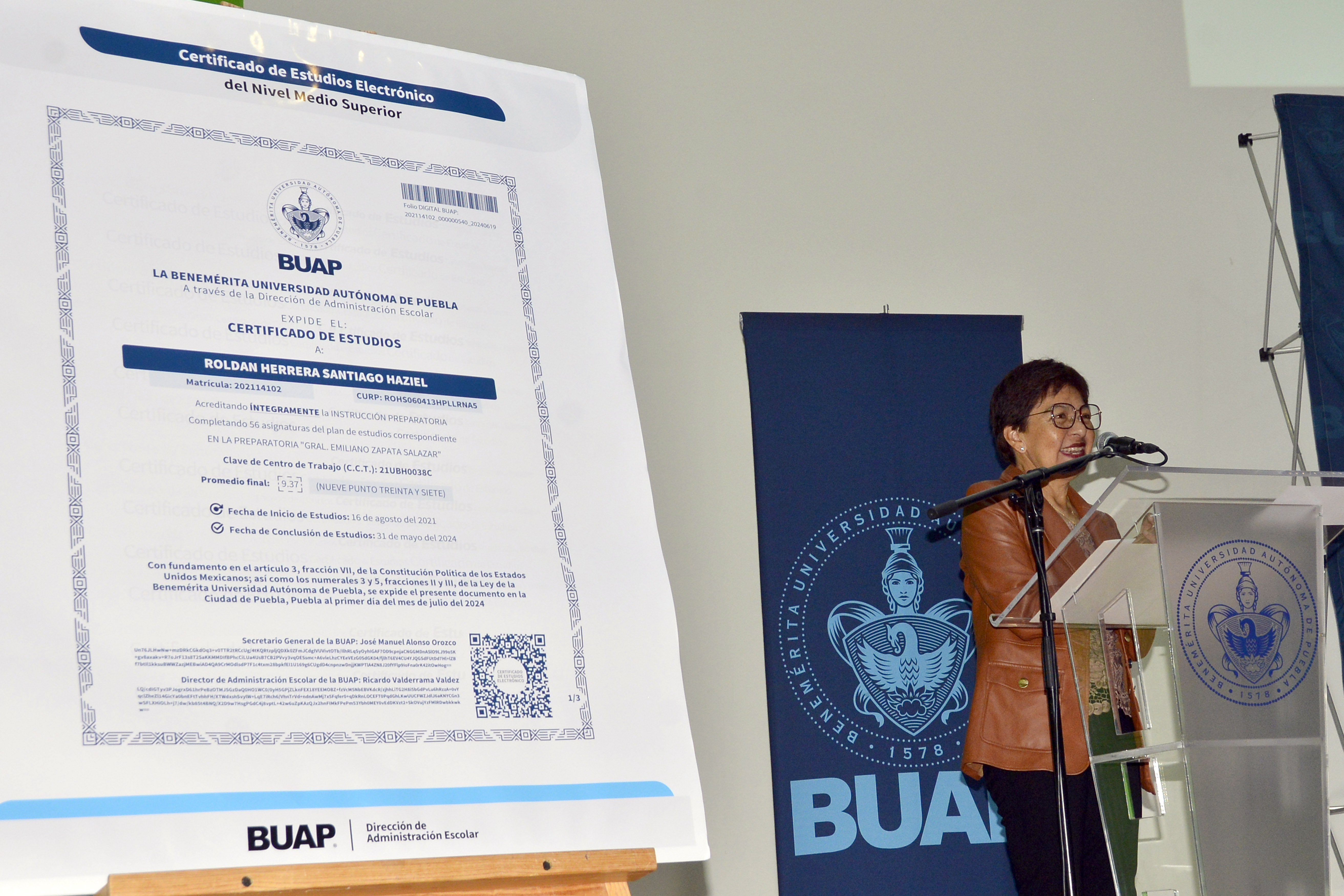 Presenta Buap Certificado De Estudios Electr Nico Del Nivel Medio